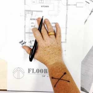 Red Hare Leather ring