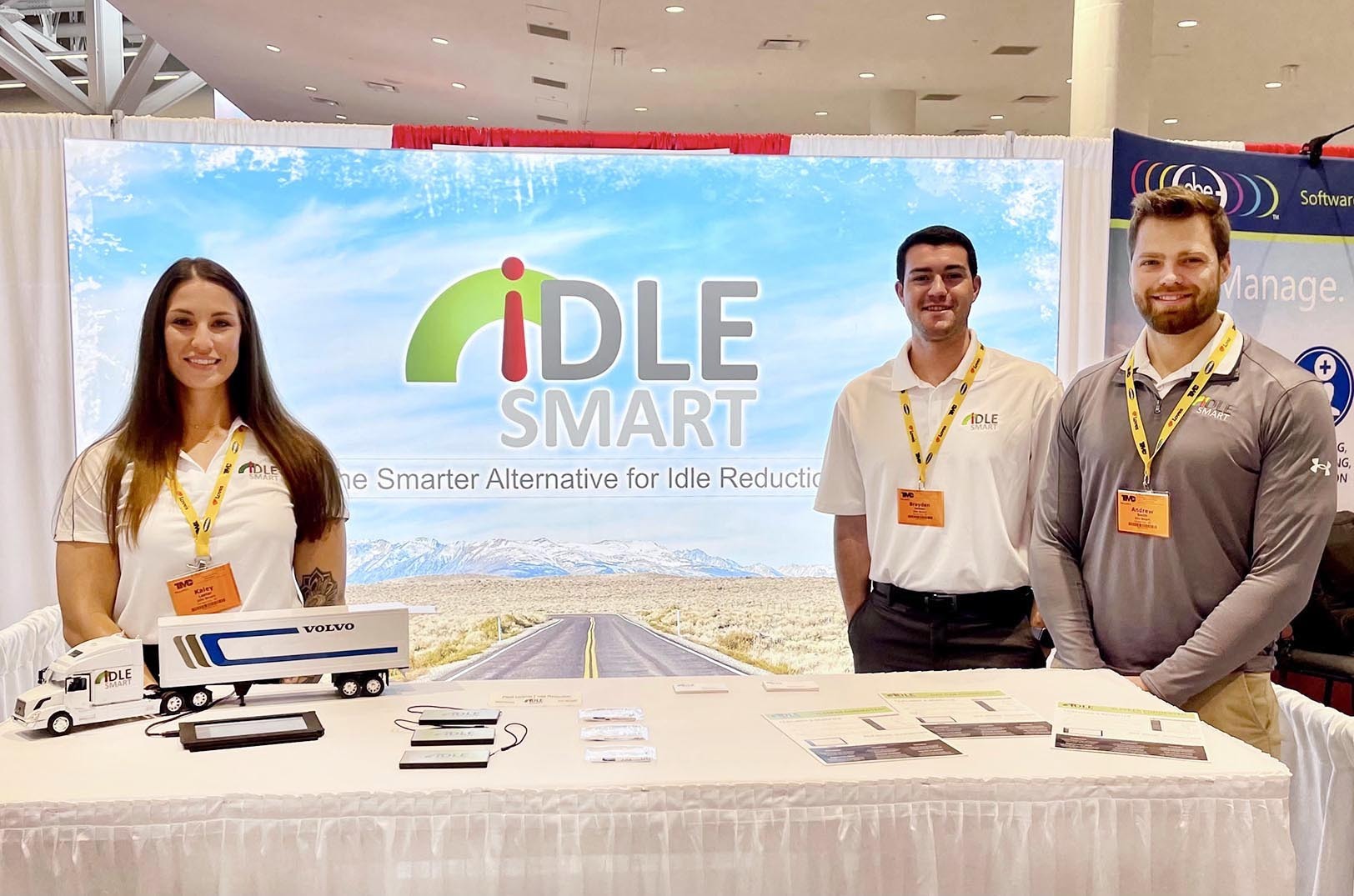 Idle Smart team: Kaley Lester, Brayden Jensen and Andrew Smith