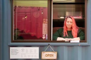 Jonelle Jones, co-owner of Kind Food; photo by Jennifer Wetzel