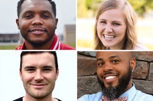 Juaquan Herron, Venboo; Jill Bertelsen, Crib Coaching; Jordan Williams, Veeper; and David Roberson, Azella