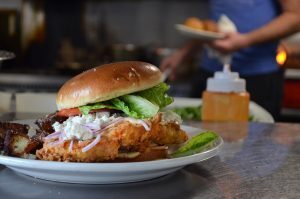 Spicy chicken sandwich from Brookside Poultry Co.