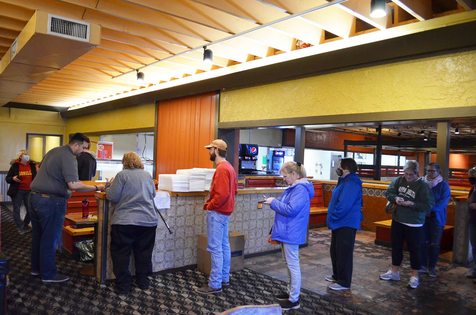 Don Chilitos 03 Customers line up Dec. 22 for pre-ordered copies of "Don Chilito’s Secret Recipes book"