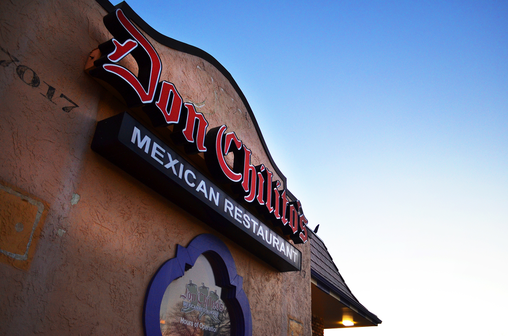 The sun sets on Don Chilitos Dec. 22