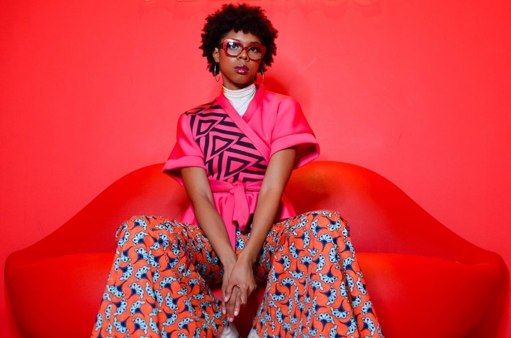 Whitney Manney in Black History Month photo shoot for WHITNEYMANNEY + Joann