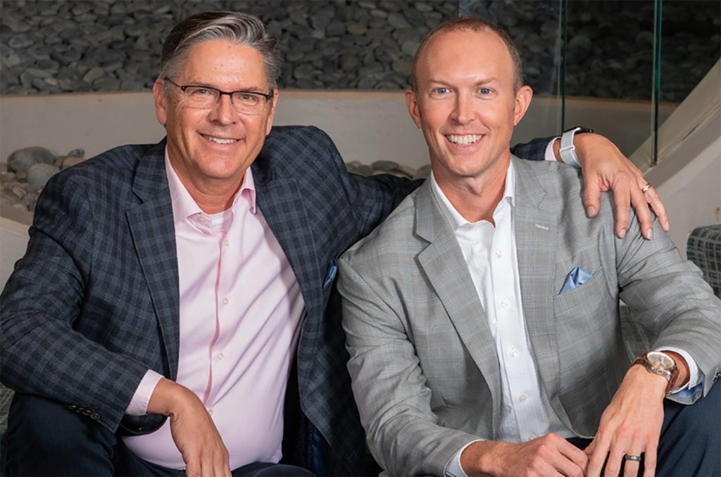 Rich Smith, president-emeritus, and Kevin Lewis, CEO and president, Henderson Engineers — one of 12 companies in the first cohort of the CEO-to-CEO Challenge