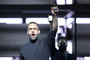 John Moore as Steve Jobs in "The (R)evolution of Steve Jobs" at The Austin Opera in February