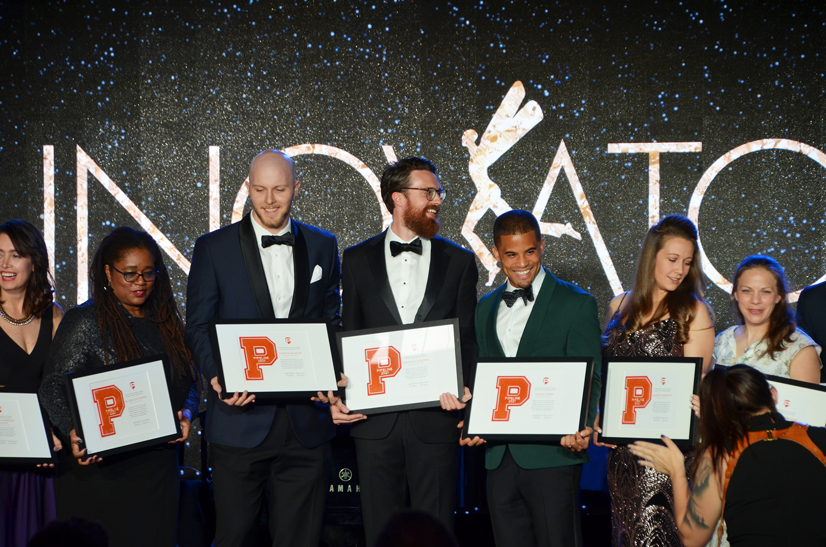 Pipeline's 2021 fellowship class at the Pipeline Innovators Gala in May 2022