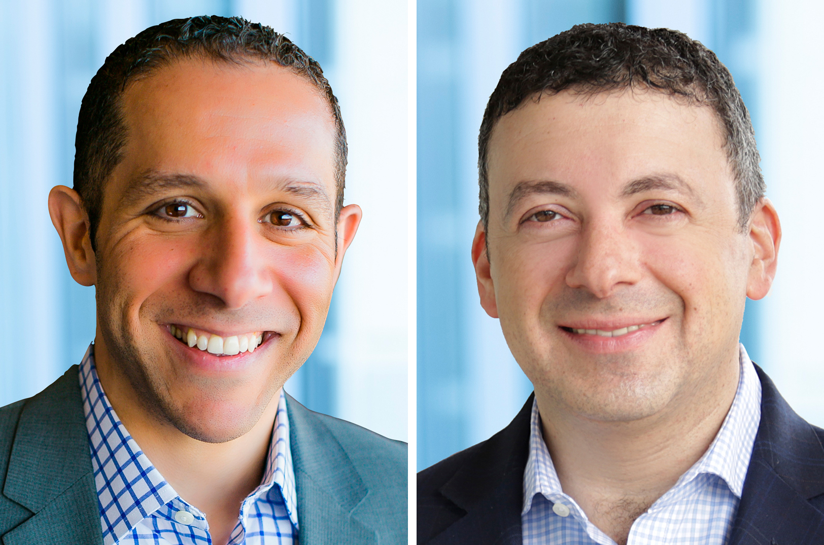 Ragui Selwanes and Raffaele Sadun, C2FO; photos courtesy of C2FO