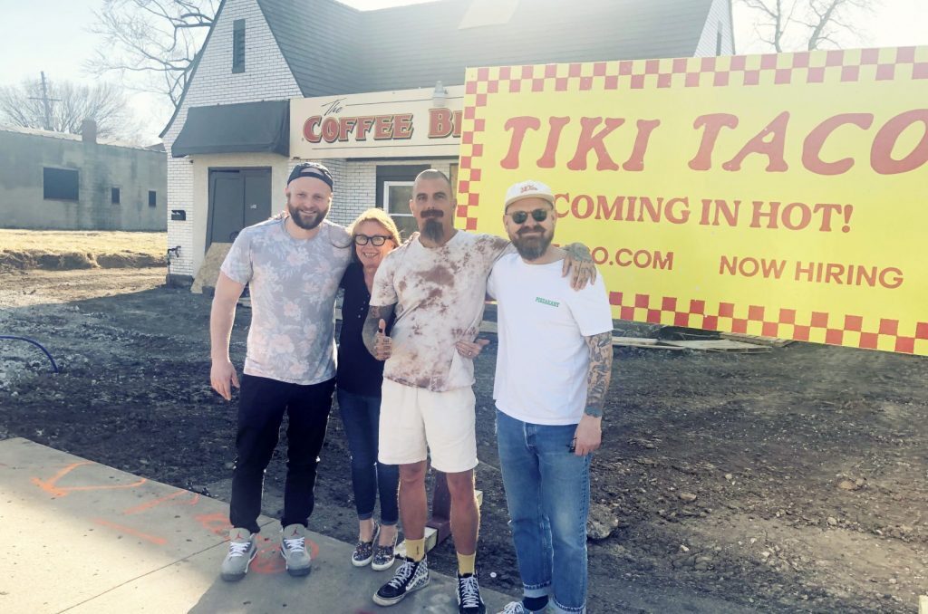 Richard Wiles, Judy Rush, Lindsey Wade and Lyndon Wade, Tiki Taco; photo courtesy of Tiki Taco