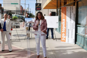 Go Topeka's Kansas Innovation Dealroom announcement; photo courtesy of Go Topeka