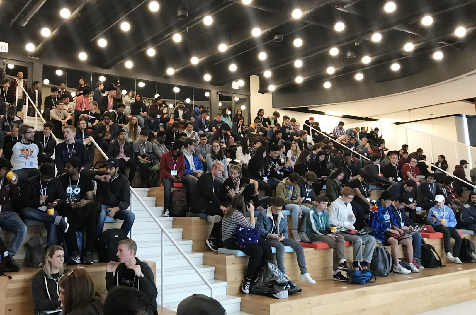 Hackathon photo courtesy of Michael Gelphman, Hack Midwest