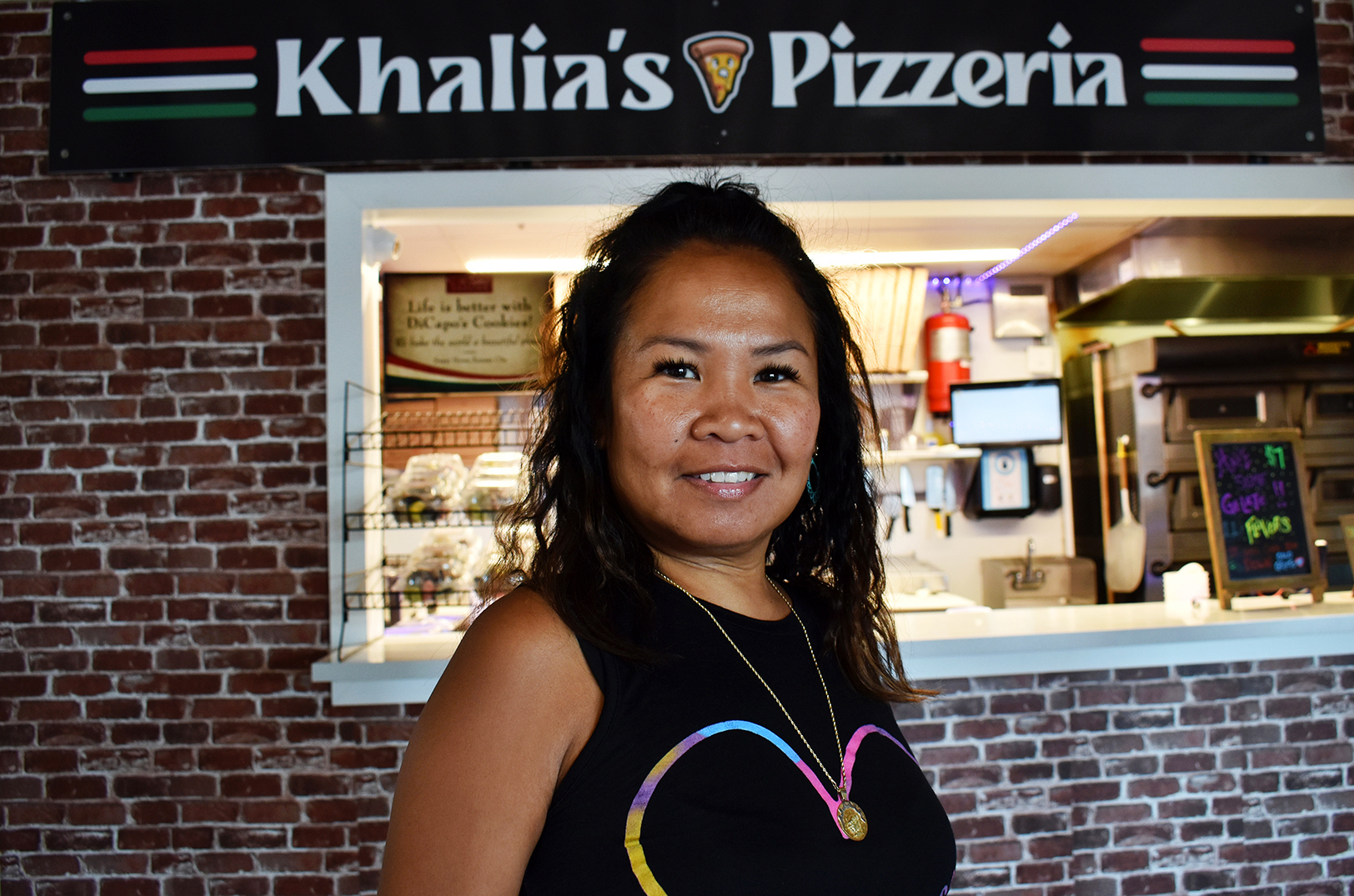 Theresa “Ting” Santos, Khalia’s Pizzeria