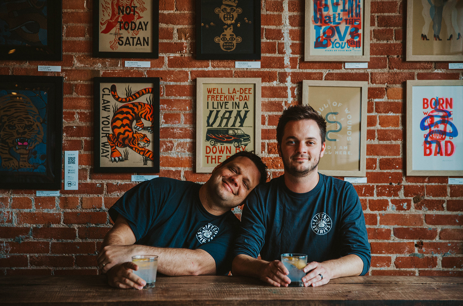 Michael Stuckey, founder, and Derrick Neuner, chief operating officer, Lifted Spirits; photo courtesy of Lifted Spirits