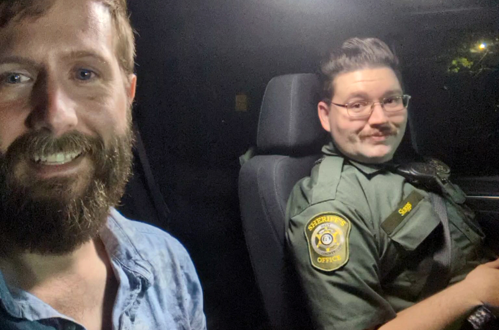 Josh Schisler and Dent County Deputy Mikol Skaggs, co-founders of AlertL.ink