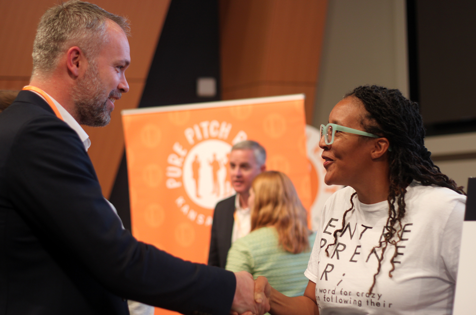 Dr. Brandy Archie, AskSAMIE, at the 2022 Pure Pitch Rally