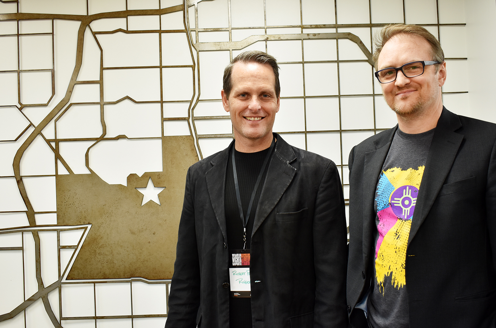 Robert Feeney and B.W. Barkley, co-founders of Knowledge as a Service, Inc. (KaaS) and Ringorang, at their Wichita headquarters; photo by Channa Steinmetz, Startland News