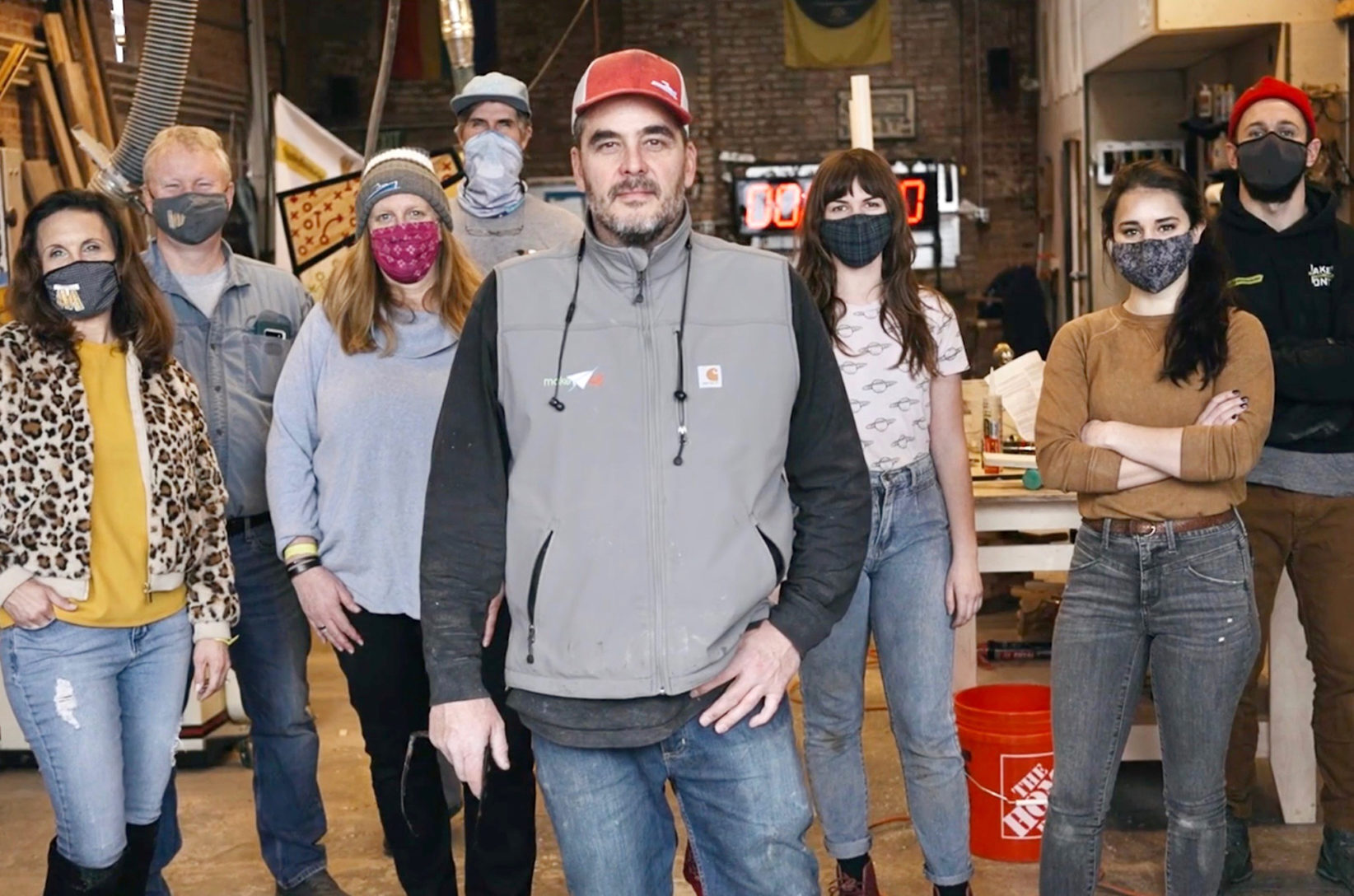 The Make48 crew during a 2021 production in Kansas City