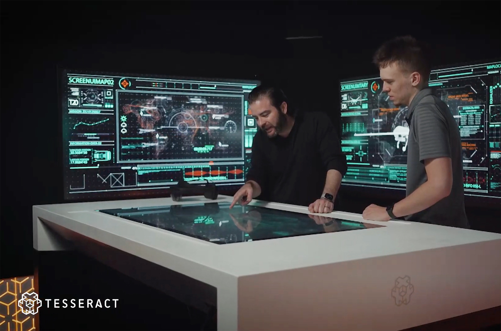 John Boucard in the Tesseract Smart Space