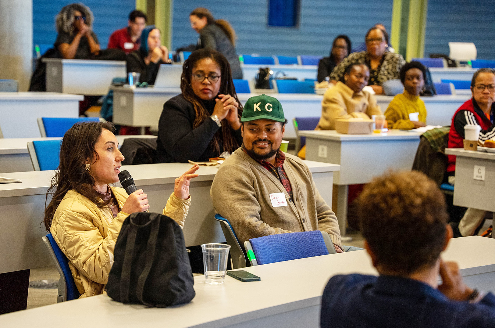 Colleen Monroe, founder of Floraloom, speaks during the HERImpact Entrepreneurship Summit in November at UMKC