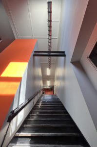 Stair and Chandelier