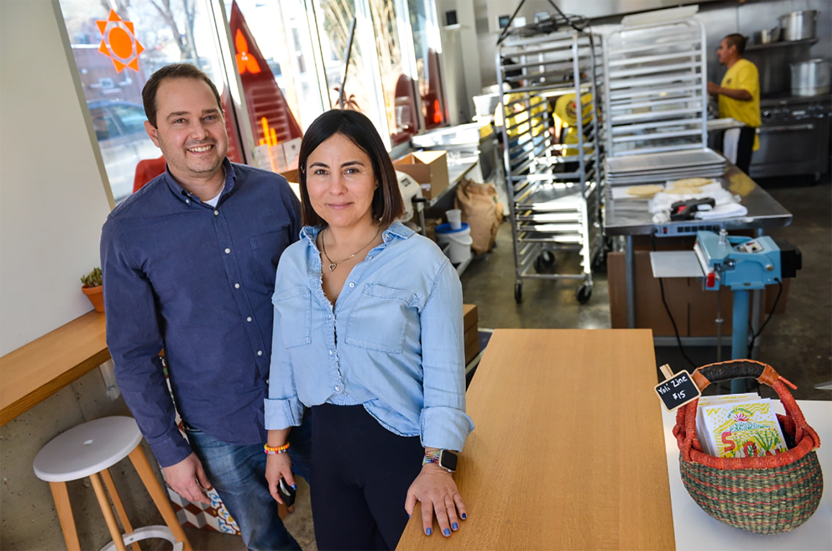 Mark and Marissa Gencarelli, Yoli Tortilleria; photo by Carlos Moreno, KCUR