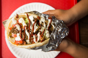 Halal Guys Gyro Sandwich