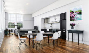 Residences Open Concept Living and Kitchen