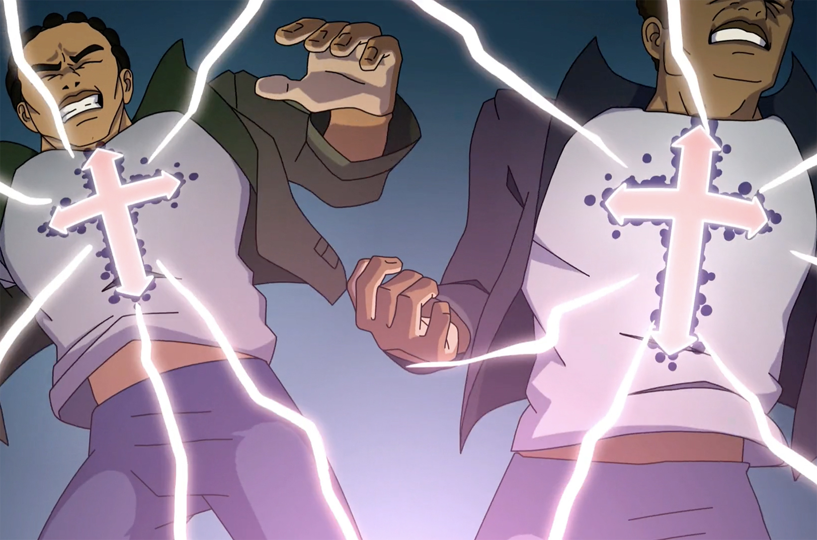 Video still from a "The Scarlet Knight" animated promo