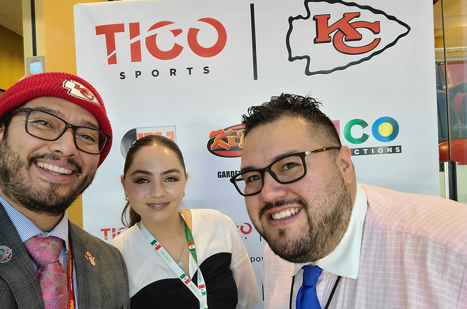 Tico Sports Chiefs Team R2L Kike, Hannah, Oscar