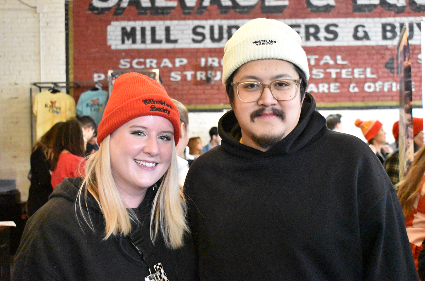 Sarah Dye-Nonprasit and Peter Nonprasit, Wasteland Society, at the 2023 Lunar New Year celebration at MADE MOBB