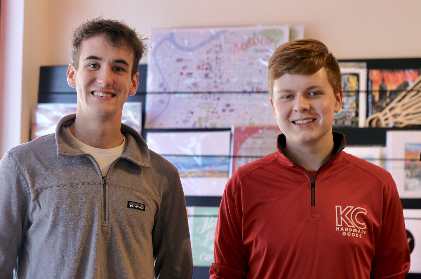 Ben Cloud, Cloud's Coffee, and Aidan Hall, KC Handmade Goods