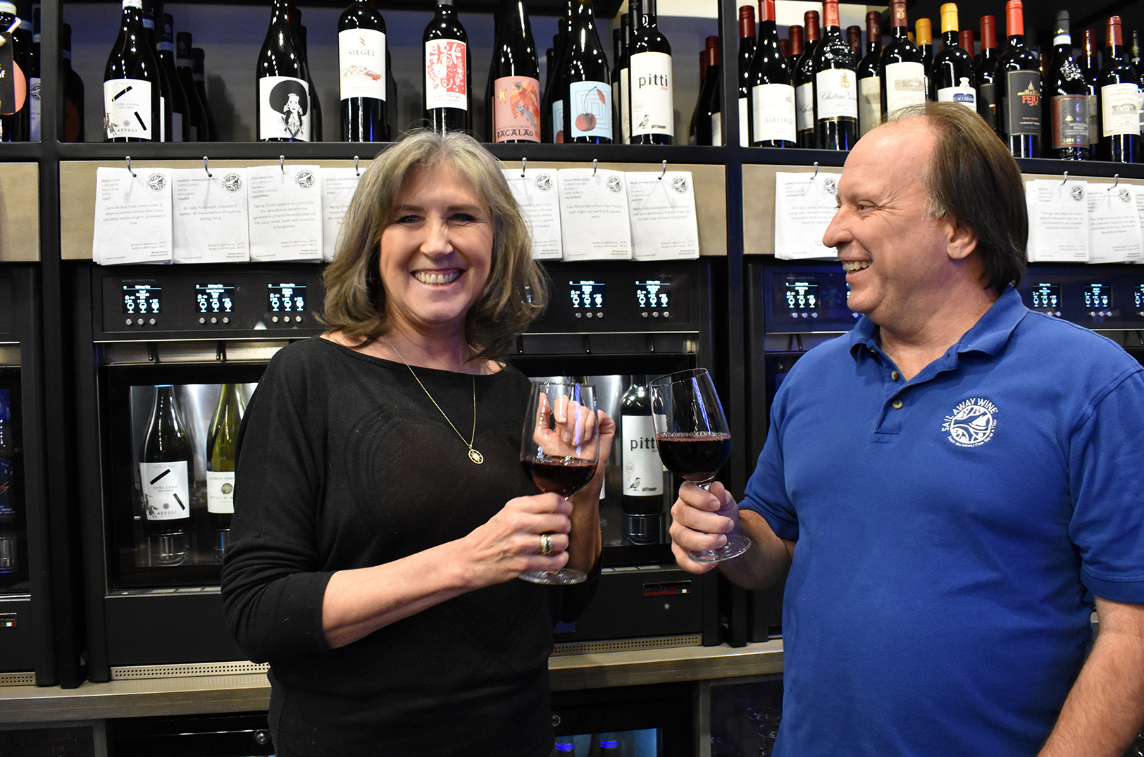 Heather Brown and Russ Johnson, Sail Away Wine; photos by Channa Steinmetz, Startland News