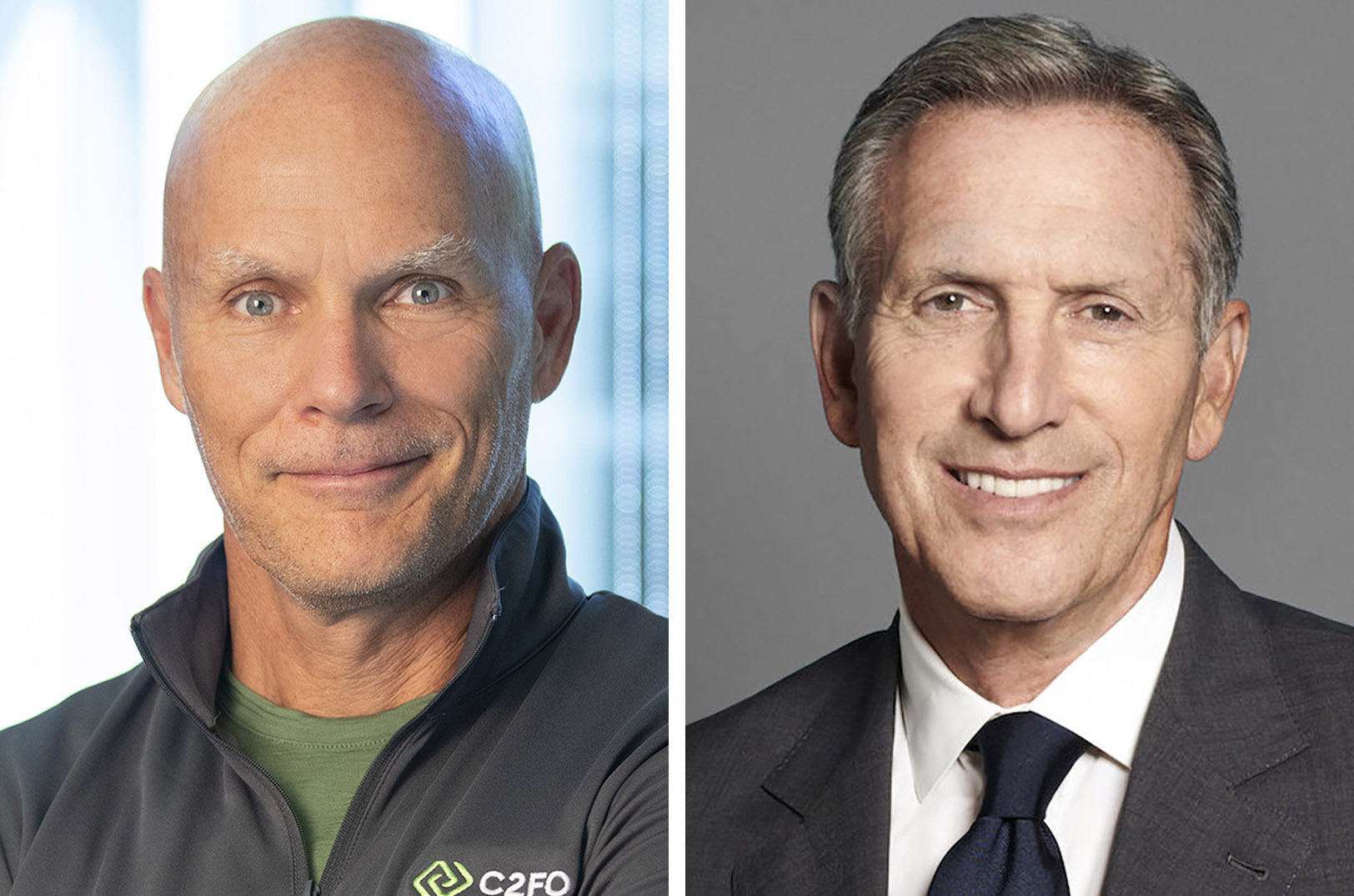 Sandy Kemper, C2FO, and Howard Schultz, Starbucks