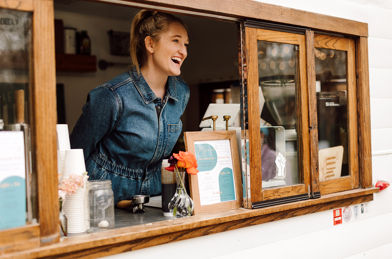 Christine Clutton, Wild Way Coffee; photo by Meredith Graves