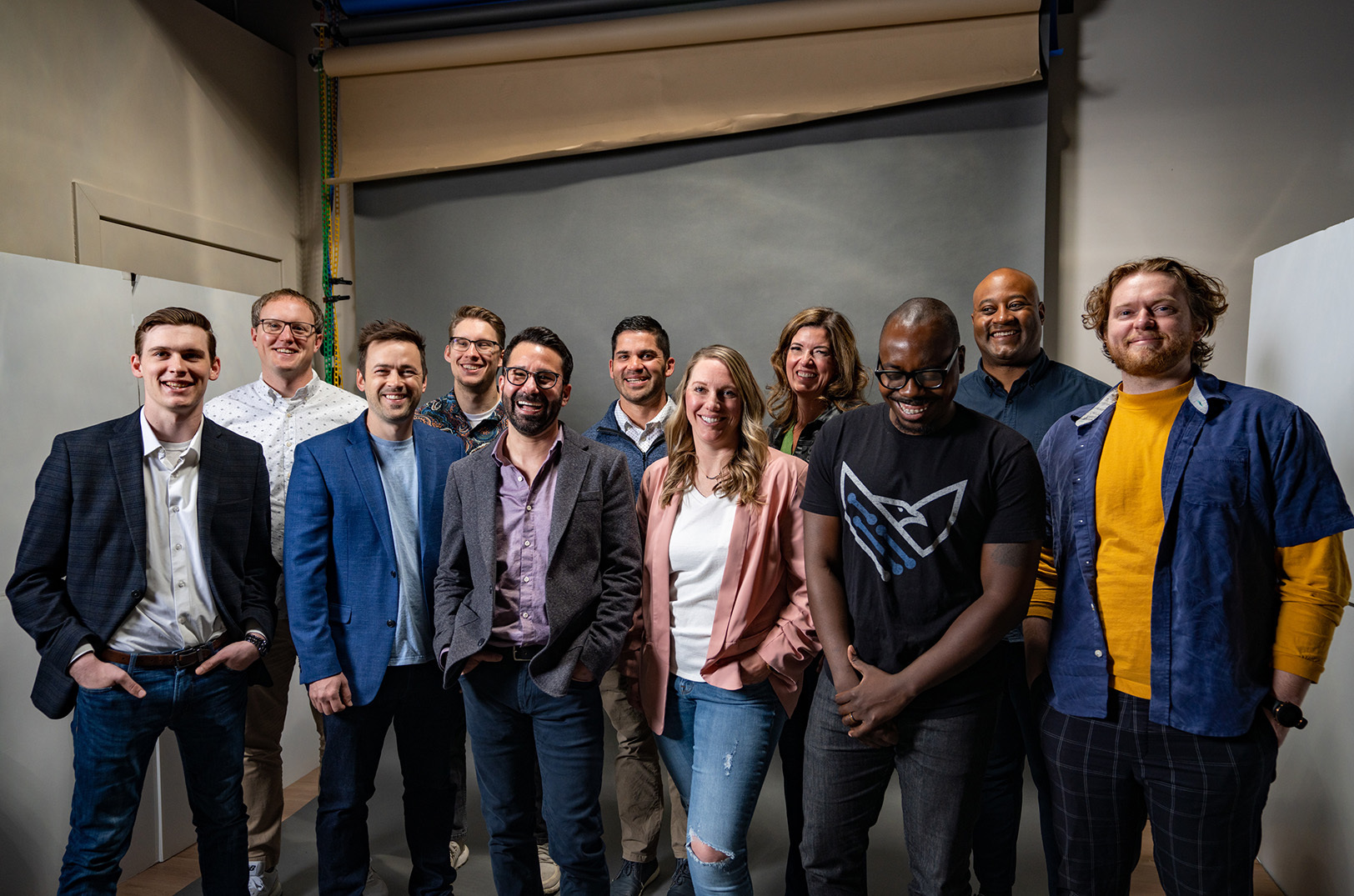 NMotion Growth Accelerator 2023 cohort; photo by Abiola Kosoko for Silicon Prairie News