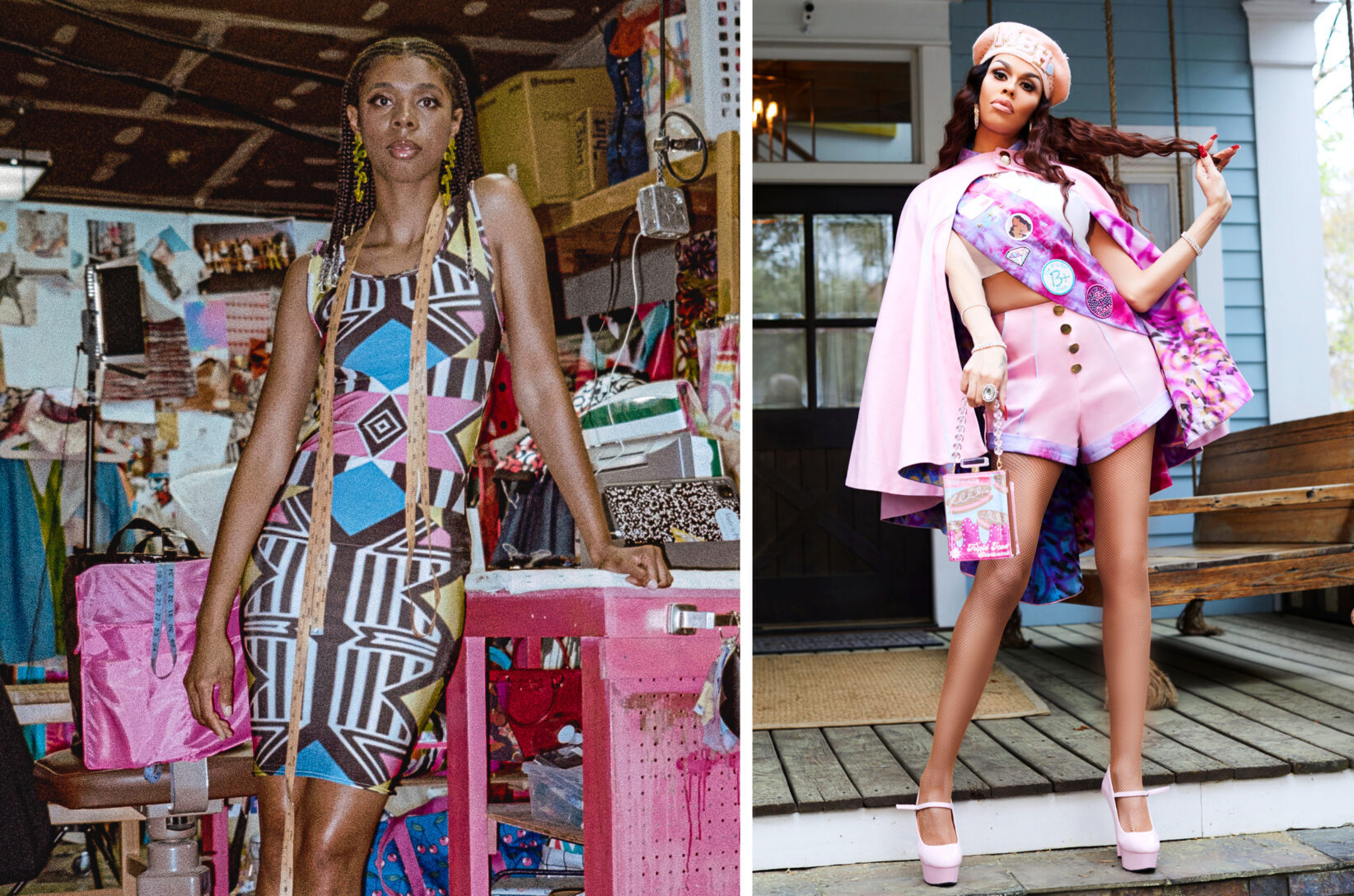 Whitney Manney; photo by Ari Bonner; and Monica Beverly Hillz; photo by Michael DaJour