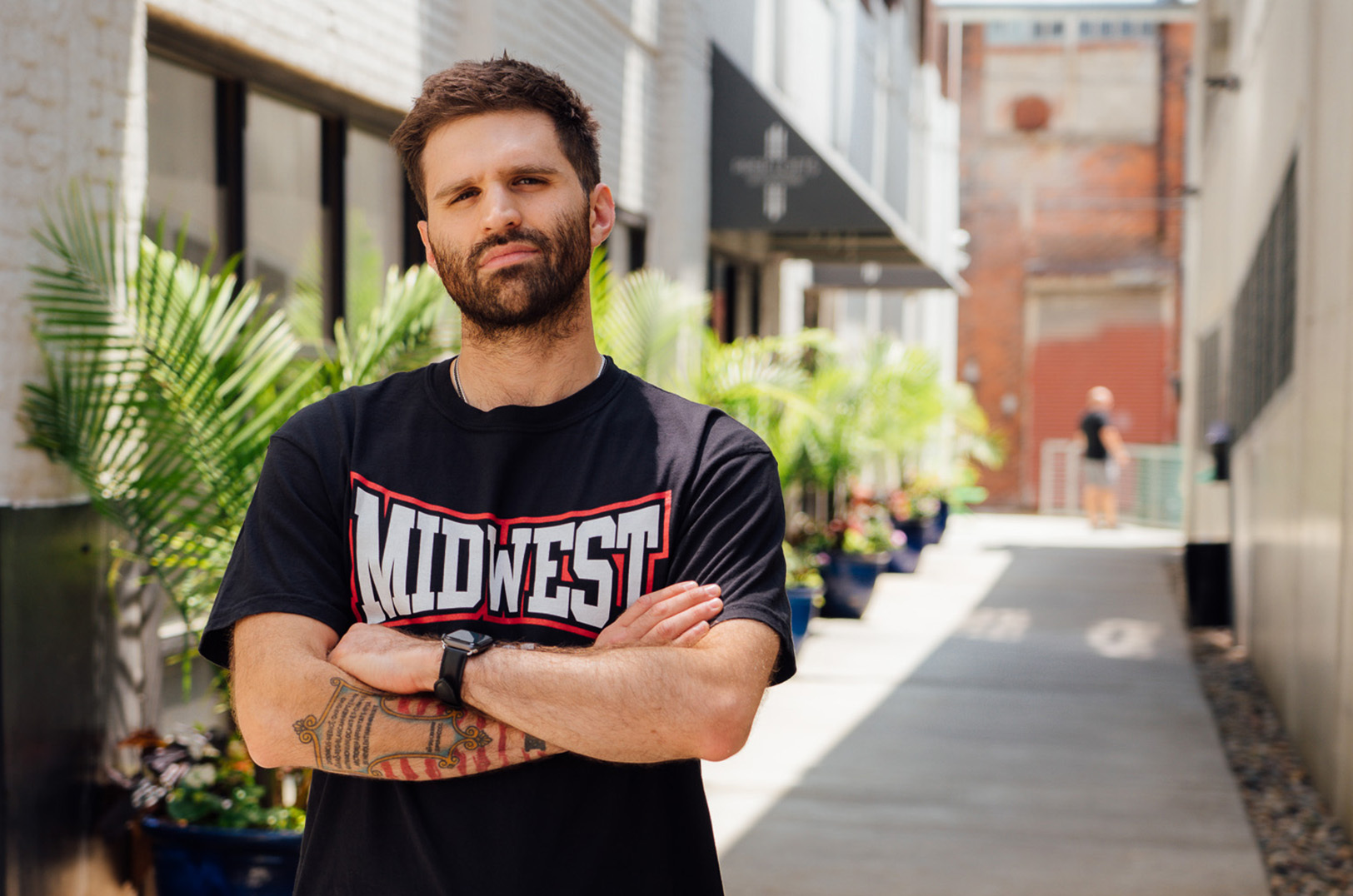 Sam Kulikov, KC Pioneers, sporting collaboration merch with MADE MOBB