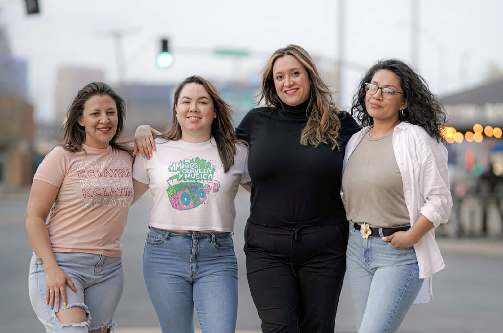 Veronica Alvidrez with her mother at the grand opening of ParaMi in September 2023; photo by Tommy Felts, Startland News