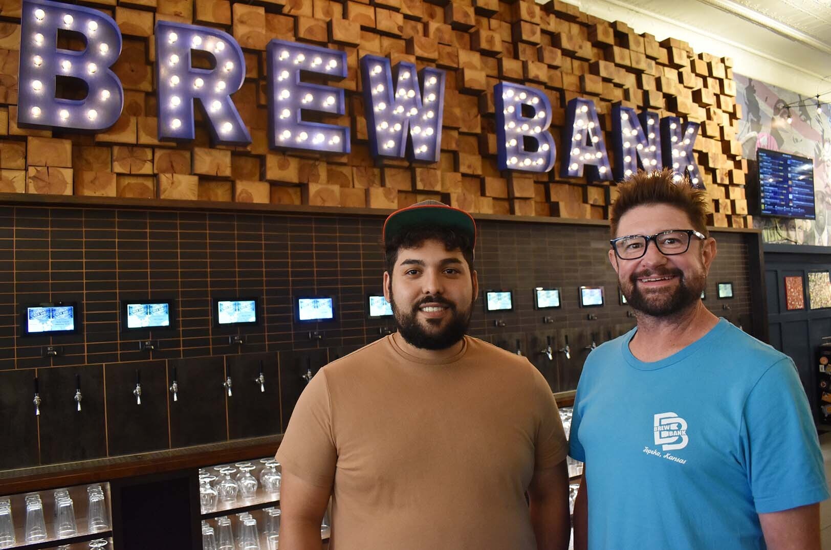 James Lucatero and Ryan Cavanaugh, Brew Bank; photo by Channa Steinmetz, Startland News