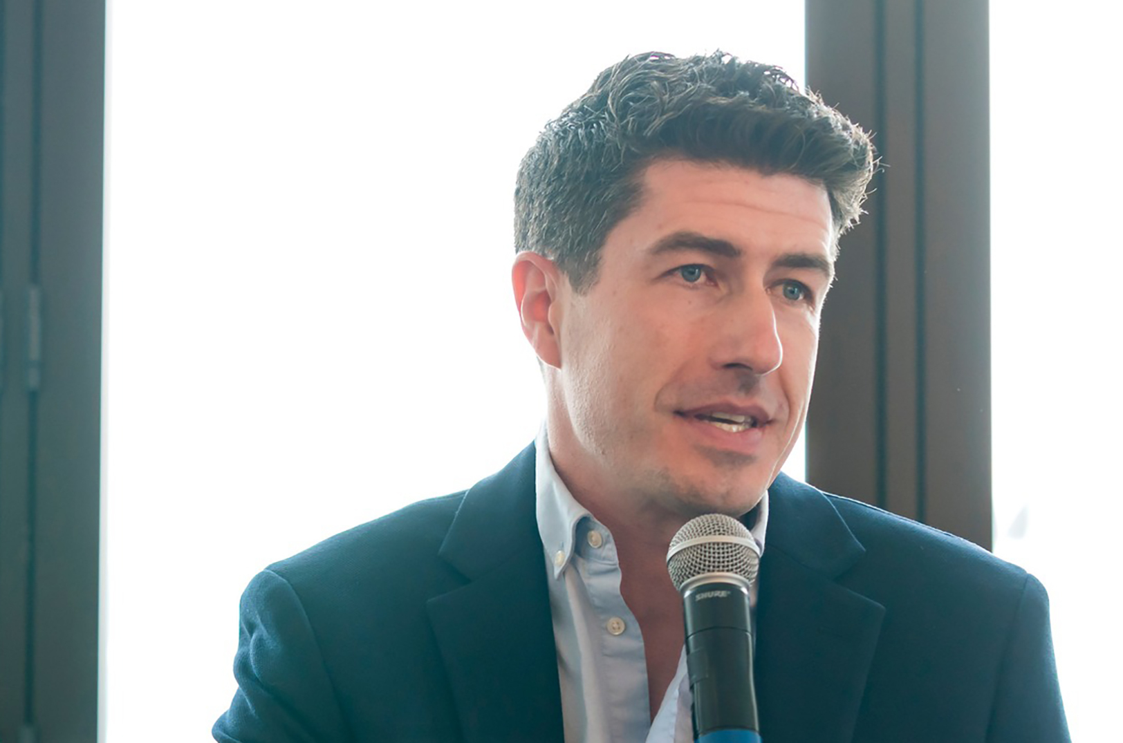 George Brooks, Crema, at the KC Chamber's 2023 Small Business Top 10 Reception; photo courtesy of Crema