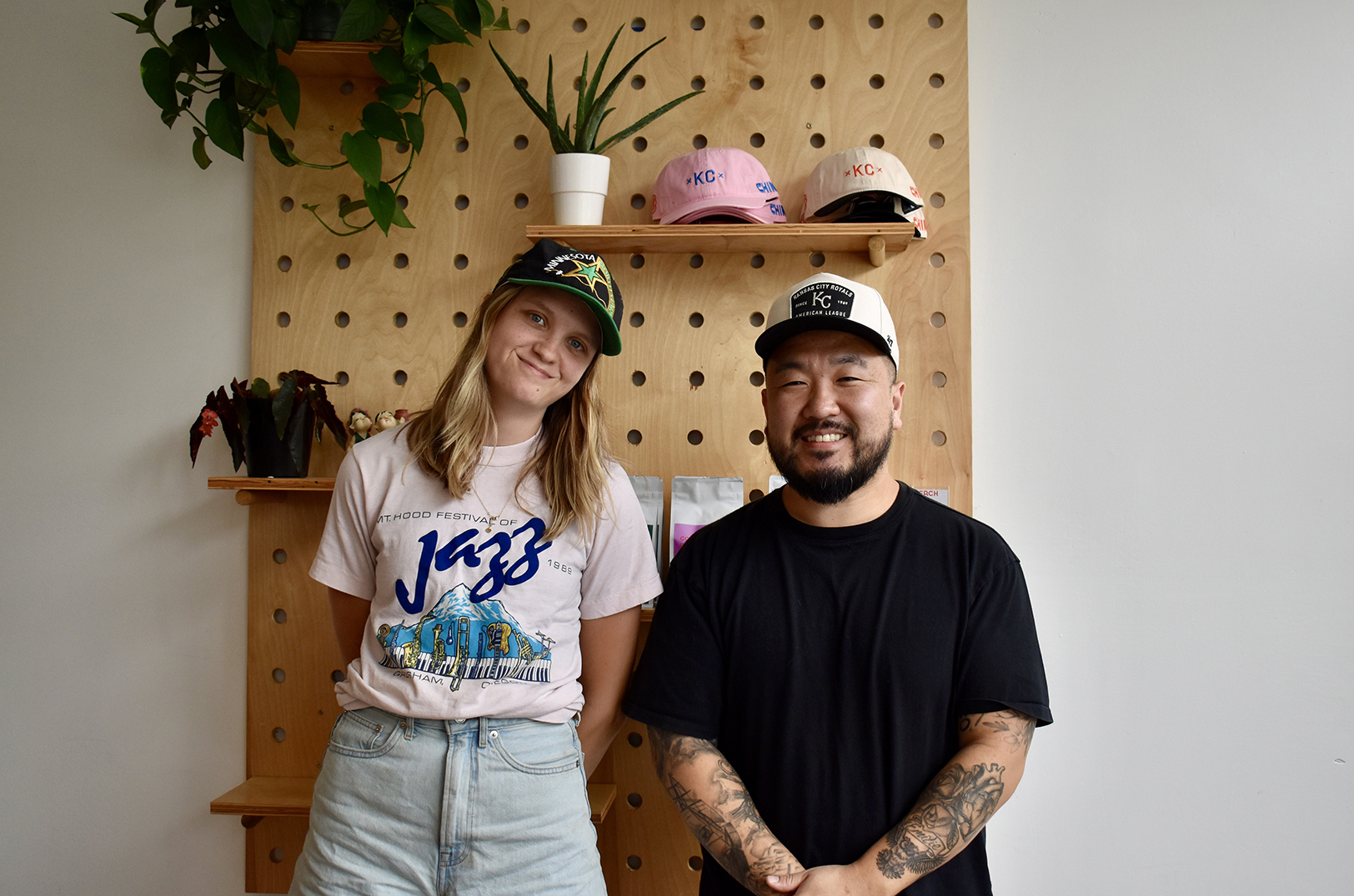 Bria Zyniewicz and Keeyoung Kim, Chingu Coffee; photo by Nikki Overfelt Chifalu, Startland News