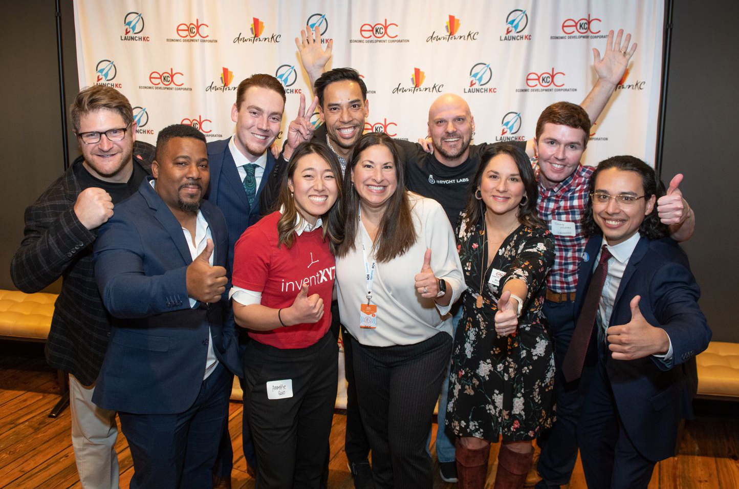 2022 LaunchKC staff and winners; photo courtesy of LaunchKC