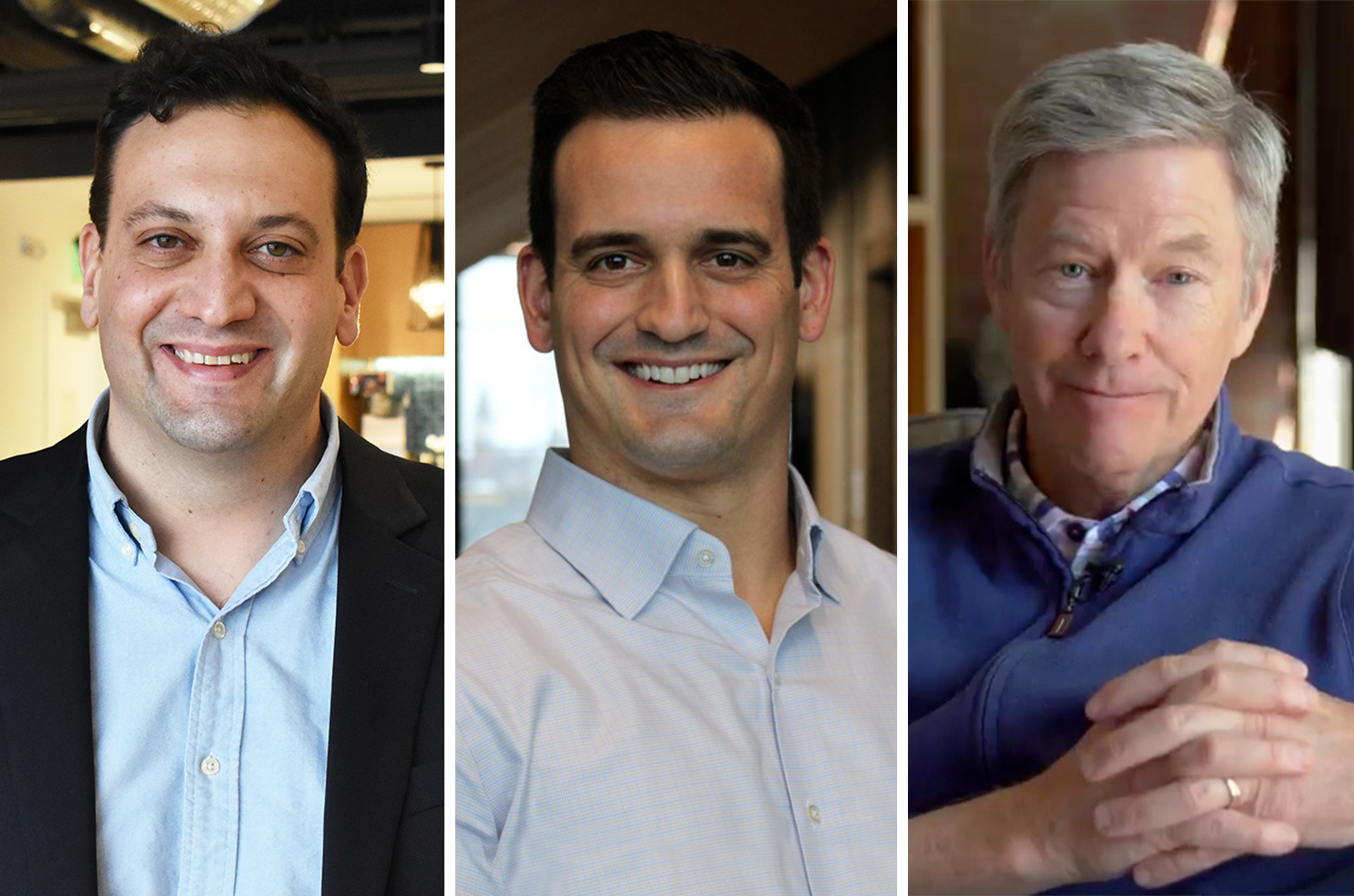 Nick Smith, Sailes; Steven Coen, SaRA Health; Tim Donnelly Serviam Care Network