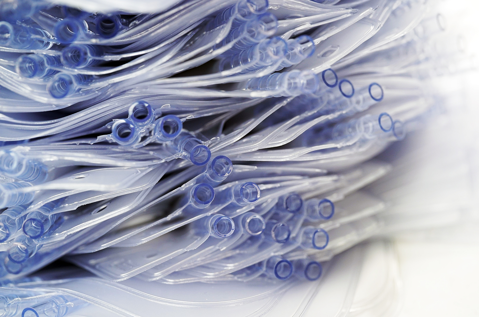 Medical drainage bags produced by Polo Custom Products; photos courtesy of Polo Custom Products