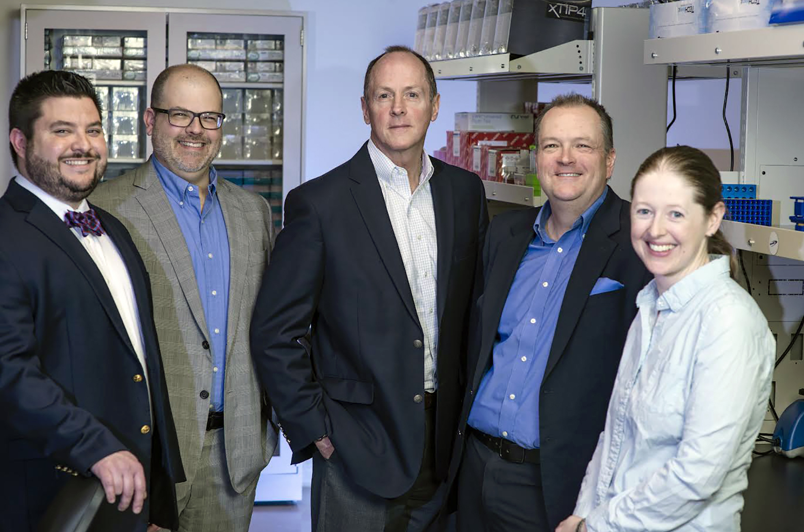 Ronawk executive team: AJ Mellott, Trice Alford, Tom Jantsch, Scott Leigh, and Heather Decker; photo courtesy of Ronawk