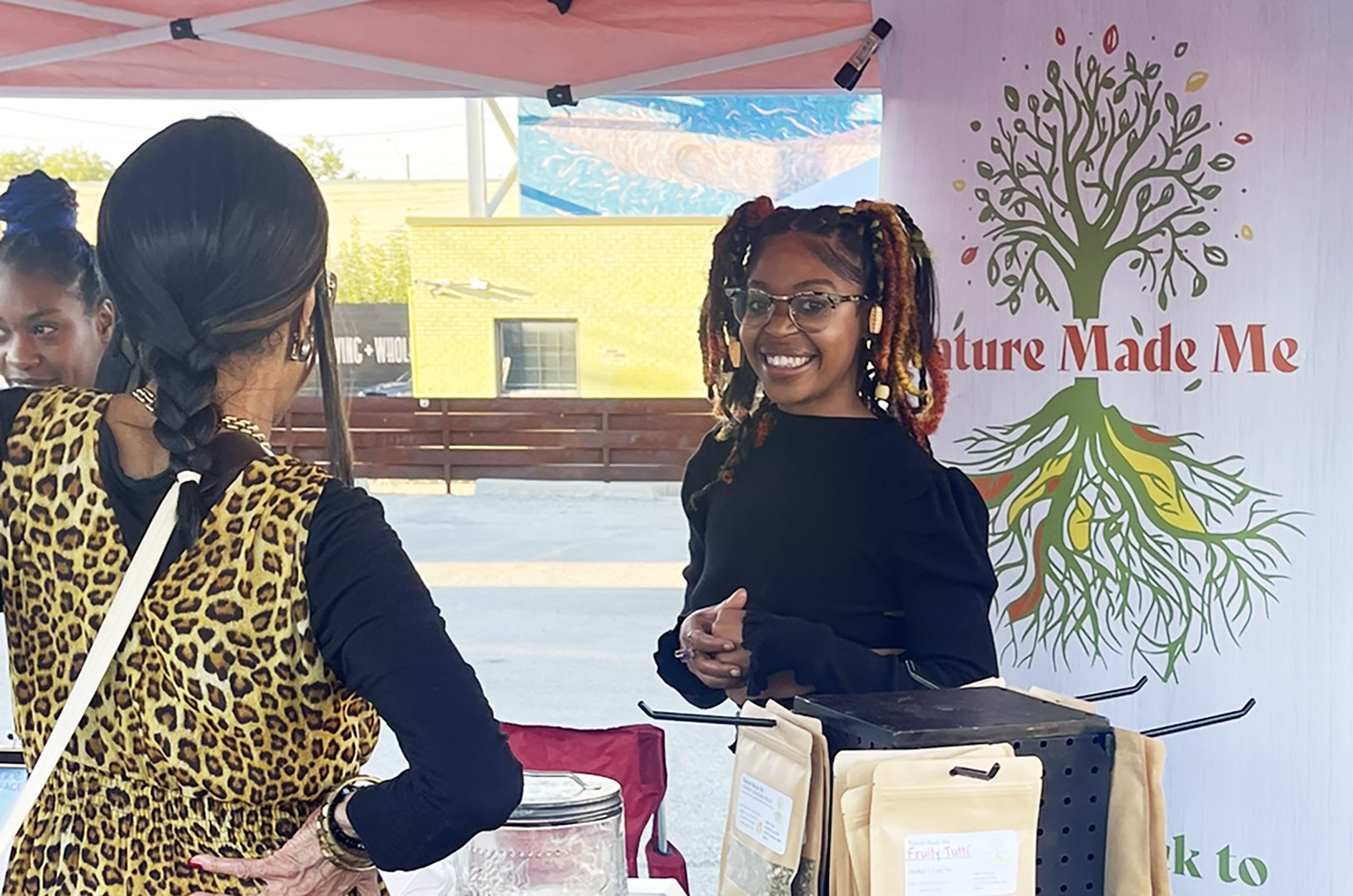 Rosie the Herbalist, Nature Made Me, is featured at a previous OctoberFest event; photo courtesy of Black Drip Coffee