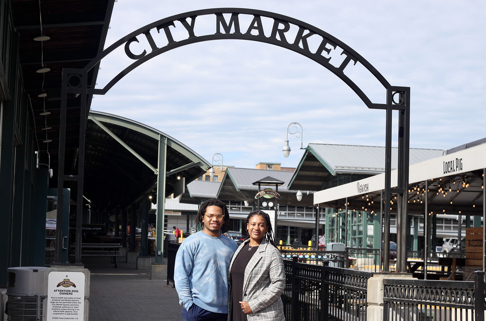 James Spikes and Taylor Burris, AI Hub, River Market, October 2023; photo by Nikki Overfelt Chifalu, Startland News