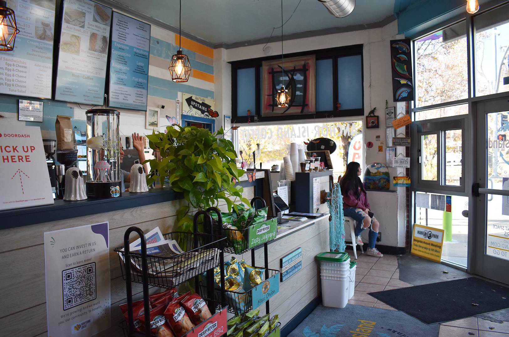 Anchor Island Coffee; photo by Taylor Wilmore, Startland News