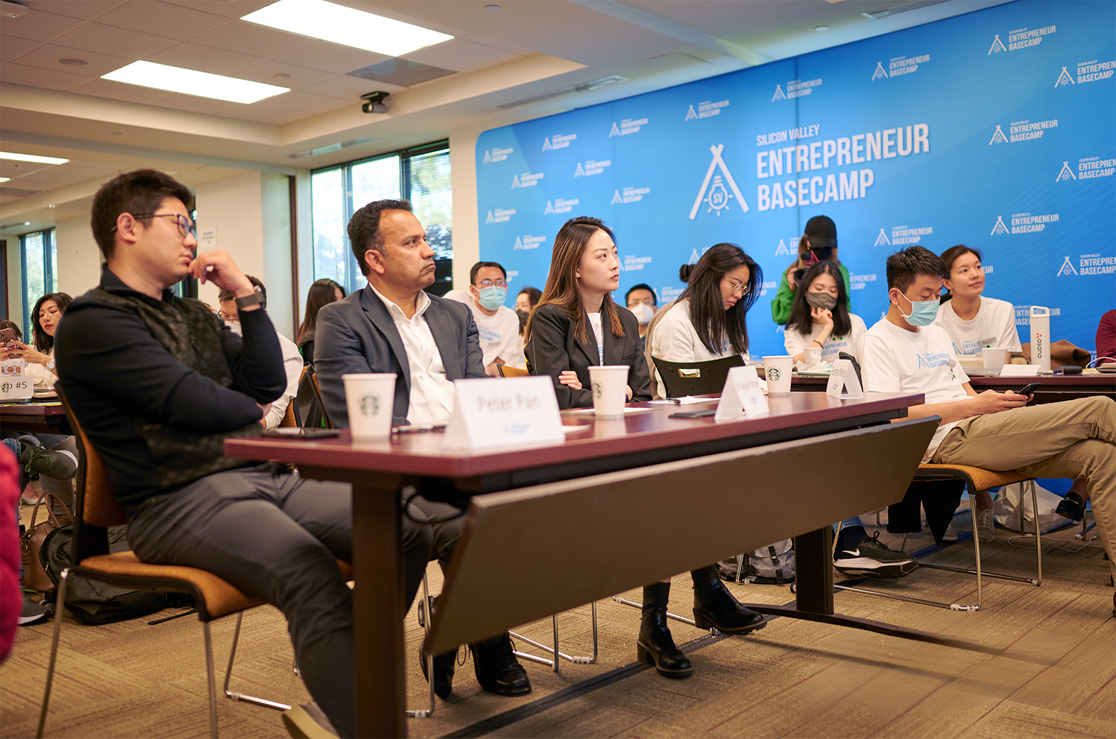 Participants listen during the Silicon Valley Entrepreneur Basecamp, one of the programs powered by the Ford Motor Company Fund and Watson Institute; photo courtesy of the Watson Institute