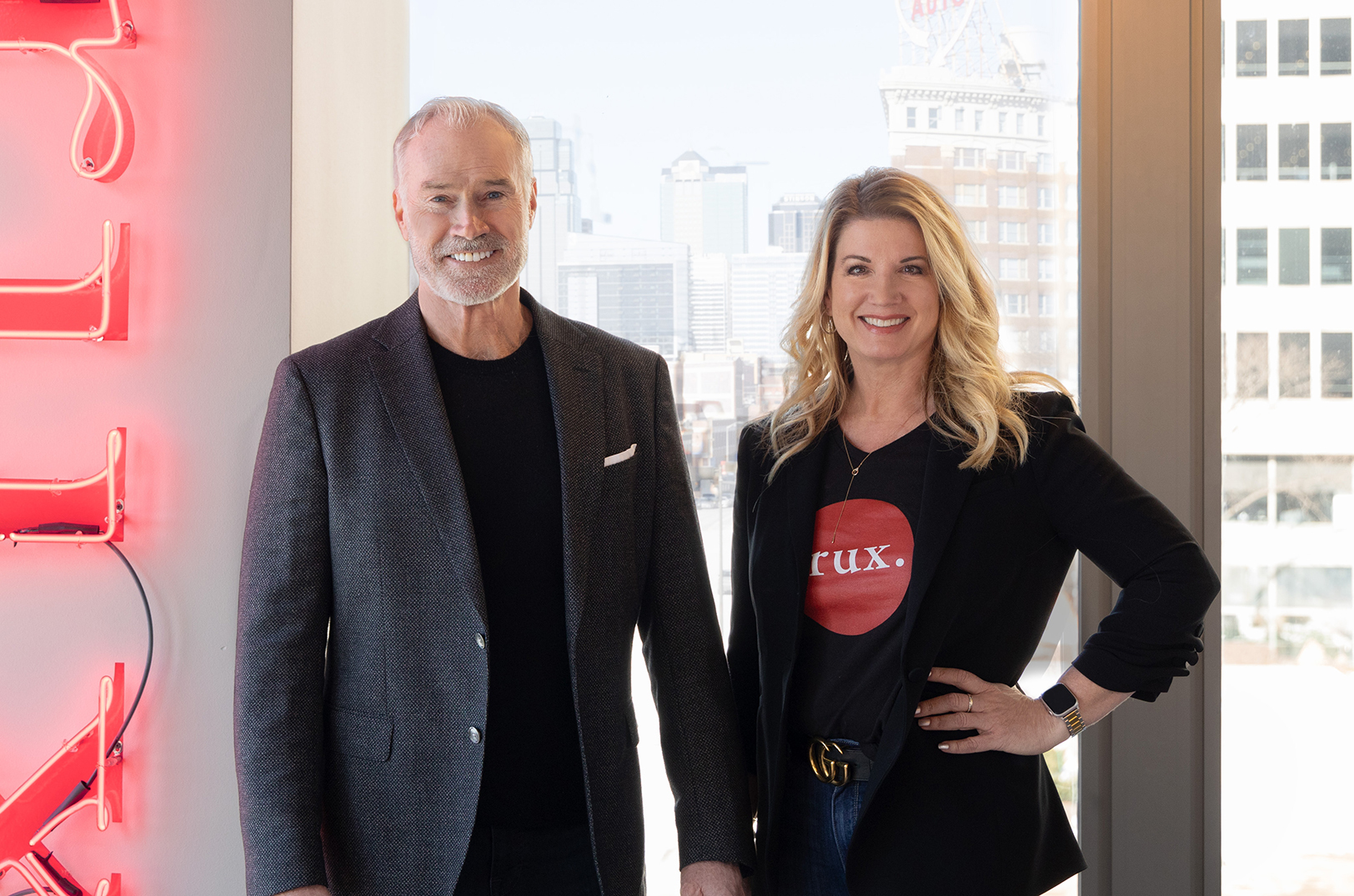 John Hall and Melea McRae, Crux-X; photo courtesy of Crux KC